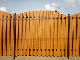 Забор из евроштакетника 171 метр