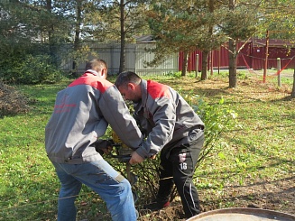 Забор из профнастила 170 метров